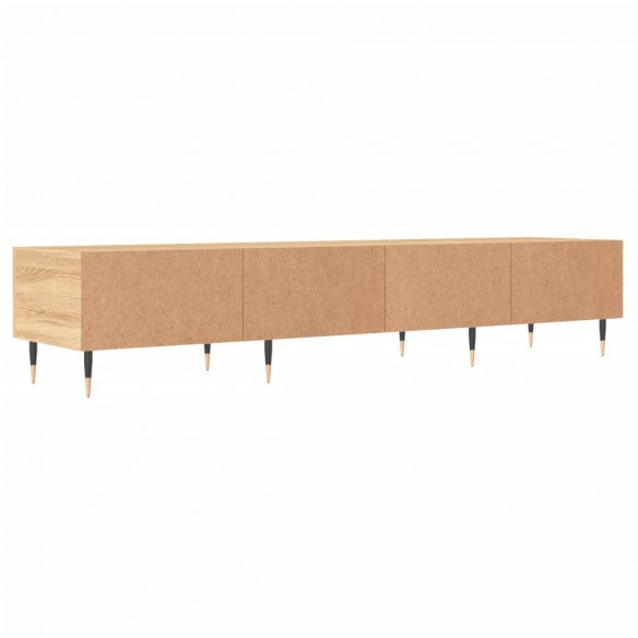 Meuble TV chêne sonoma 150x36x30 cm bois d'ingénierie