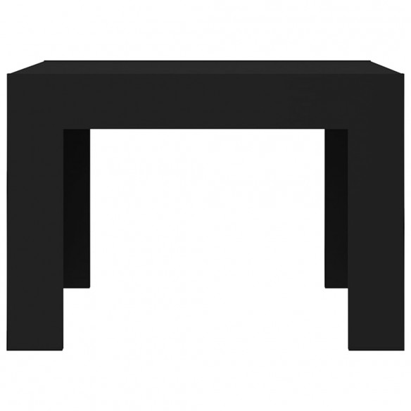 Table basse Noir 50x50x35 cm Aggloméré