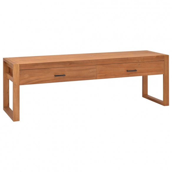 Meuble TV 120x40x45 cm Bois de teck solide