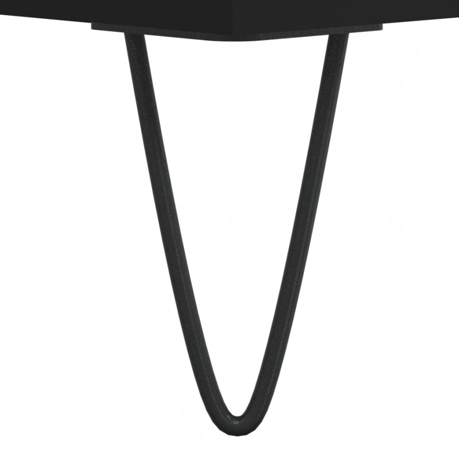 Meuble TV noir 150x36x30 cm bois d'ingénierie Meuble TV noir 150x36x30 cm bois d'ingénierie