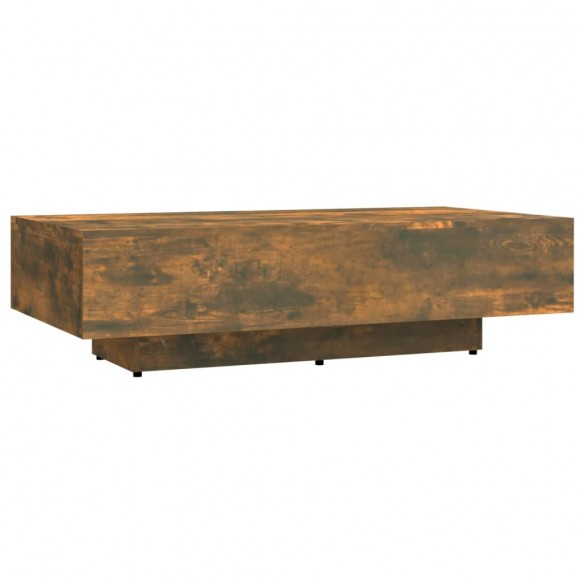 Table basse Chêne fumé 115x60x31 cm Bois d'ingénierie