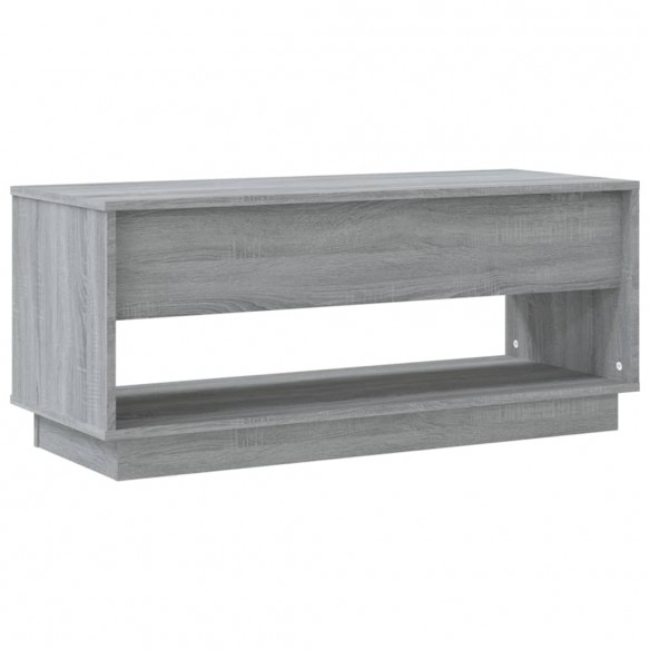 Meuble TV Sonoma gris 102x41x44 cm Aggloméré