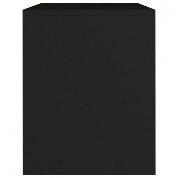 Tables de chevet 2 pcs Noir 40x30x40 cm Bois d'ingénierie