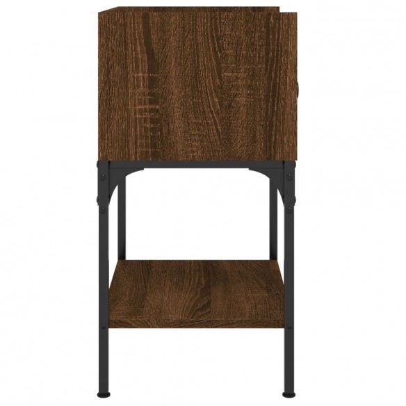 Tables de chevet 2pcs chêne brun 40,5x31x60cm bois d’ingénierie