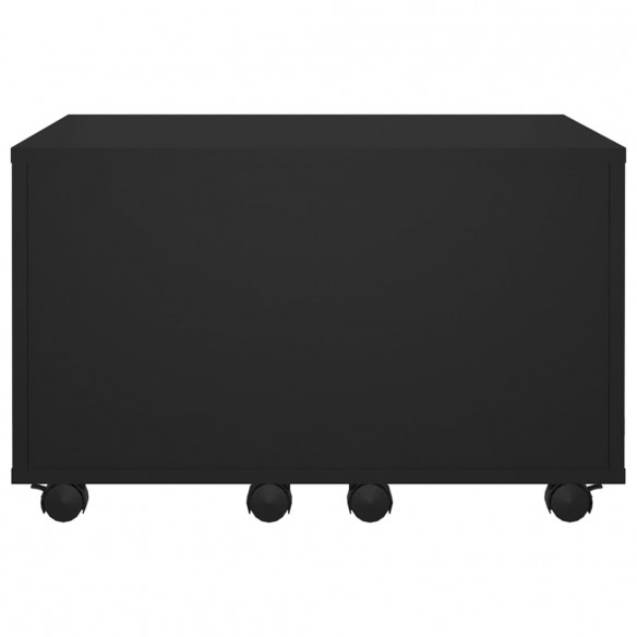 Table basse Noir 60x60x38 cm Aggloméré
