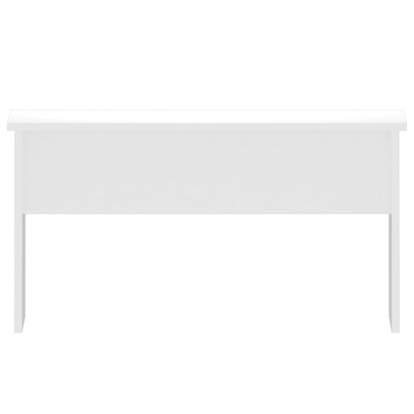 Table basse Blanc brillant 80x50,5x41,5 cm Bois d'ingénierie