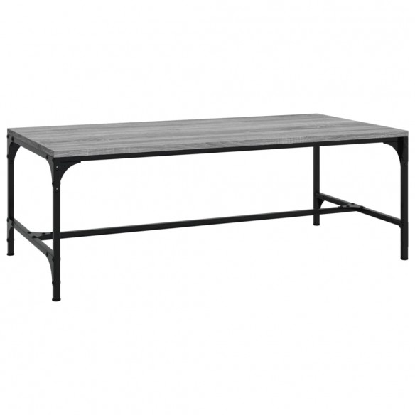 Table basse Sonoma gris 80x50x35 cm Bois d'ingénierie