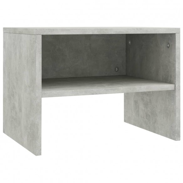 Table de chevet Gris béton 40 x 30 x 30 cm Aggloméré