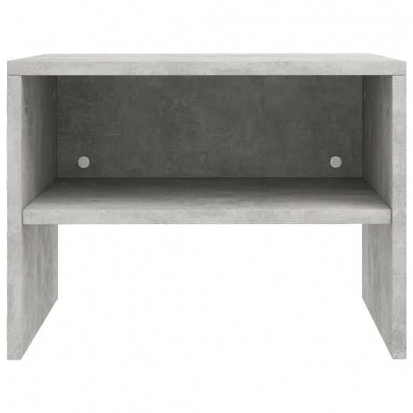 Table de chevet Gris béton 40 x 30 x 30 cm Aggloméré