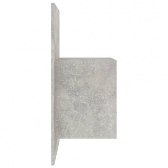 Tables de chevet murales 2 pcs Gris béton