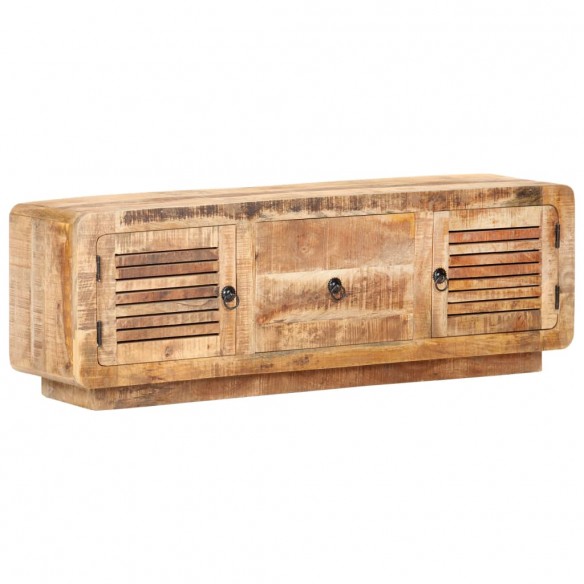 Meuble TV 120x30x40 cm Bois de manguier brut