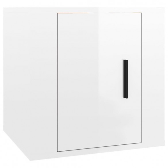 Ensemble de meubles TV 7 pcs Blanc brillant Bois d'ingénierie