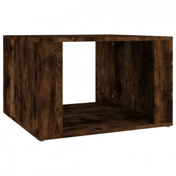 Table de chevet Chêne fumé 57x55x36 cm Bois d'ingénierie