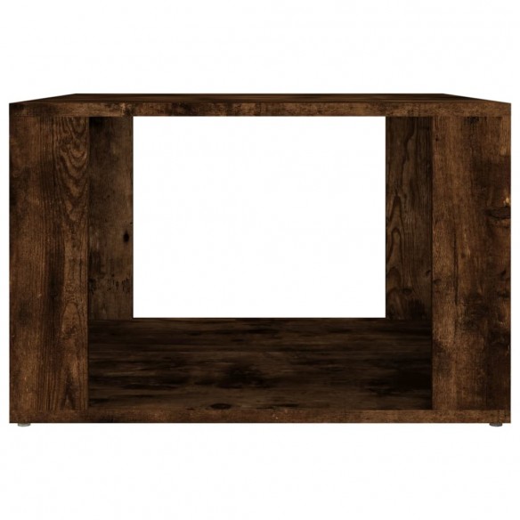 Table de chevet Chêne fumé 57x55x36 cm Bois d'ingénierie