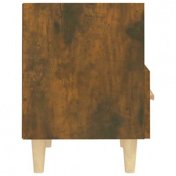Table de chevet Chêne fumé 40x35x47 cm