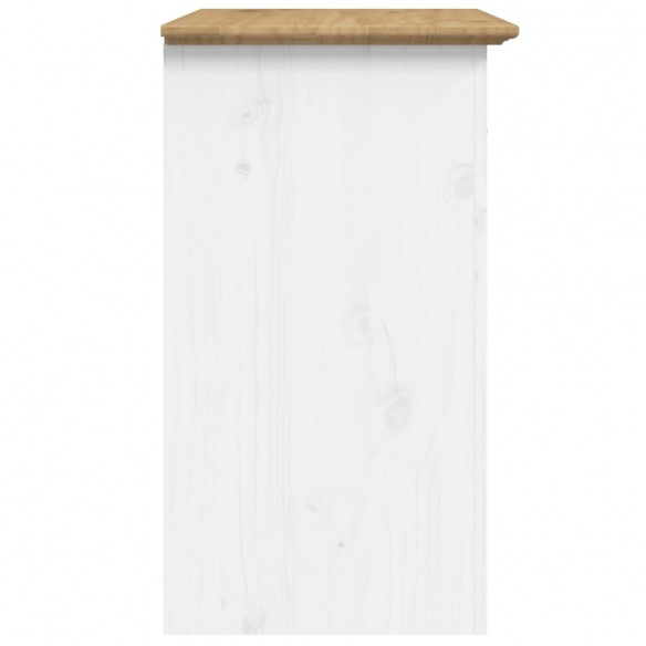 Table de chevet BODO marron 53x38,5x66 cm bois de pin massif