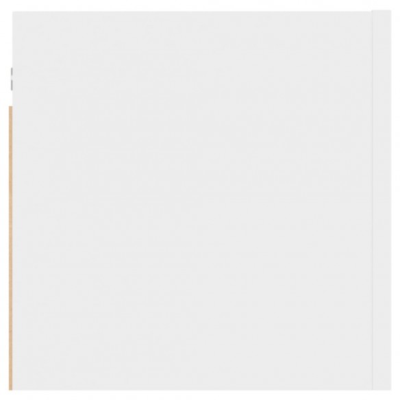 Table de chevet Blanc 30,5x30x30 cm Aggloméré
