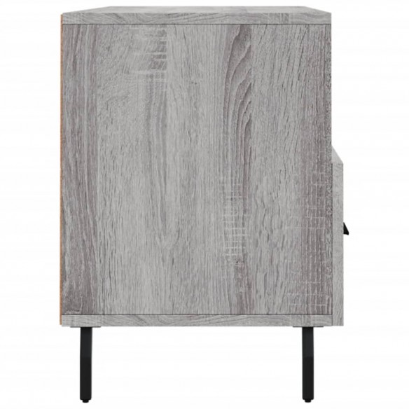 Meuble TV sonoma gris 102x36x50 cm bois d'ingénierie