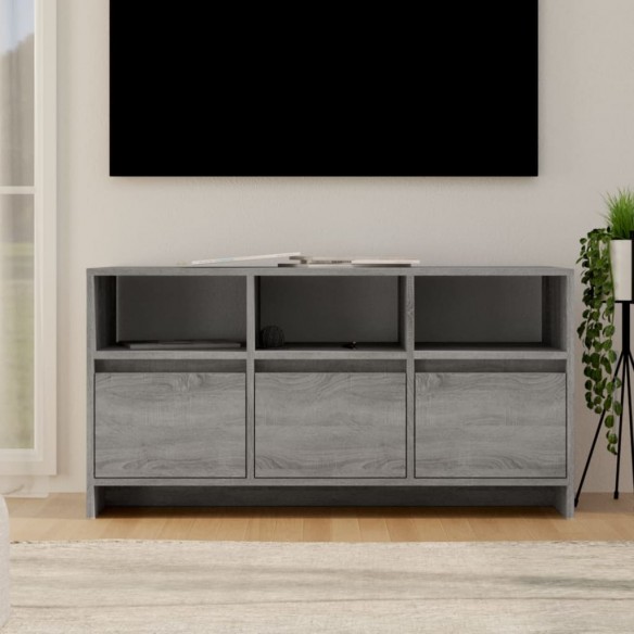 Meuble TV Sonoma gris 102x37,5x52,5 cm Aggloméré