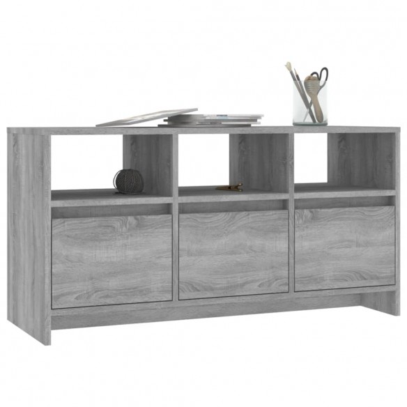 Meuble TV Sonoma gris 102x37,5x52,5 cm Aggloméré