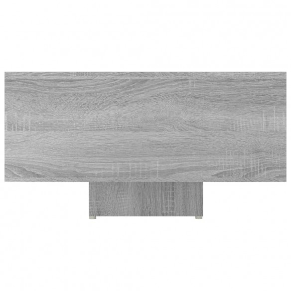 Table basse Sonoma gris 85x55x31 cm Bois d'ingénierie