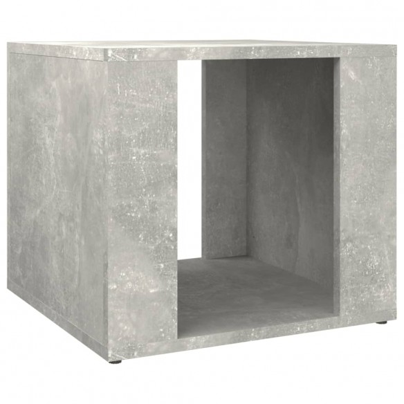 Table de chevet Gris béton 41x40x36 cm Bois d'ingénierie