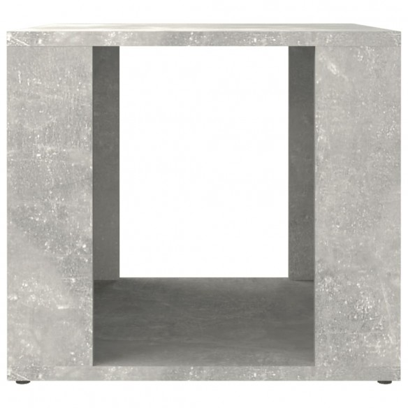 Table de chevet Gris béton 41x40x36 cm Bois d'ingénierie