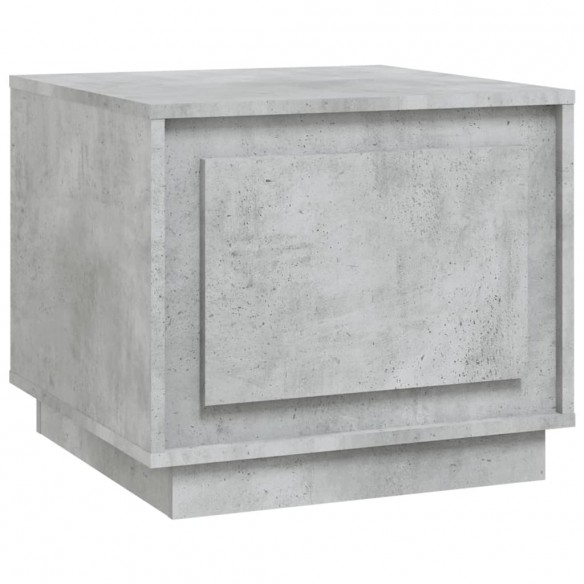 Table basse gris béton 51x50x44 cm bois d'ingénierie