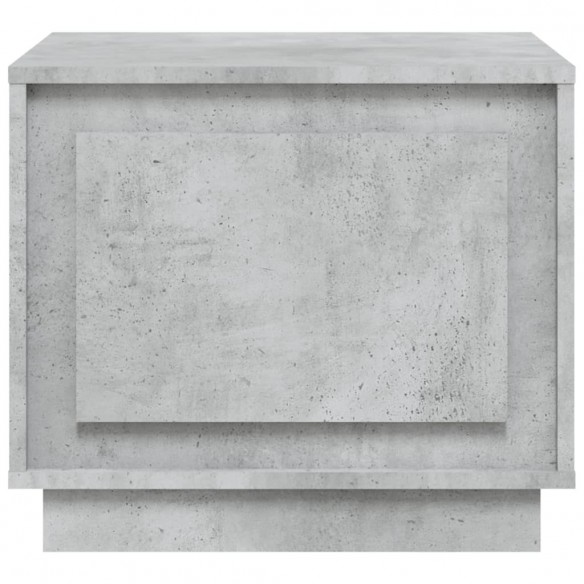 Table basse gris béton 51x50x44 cm bois d'ingénierie