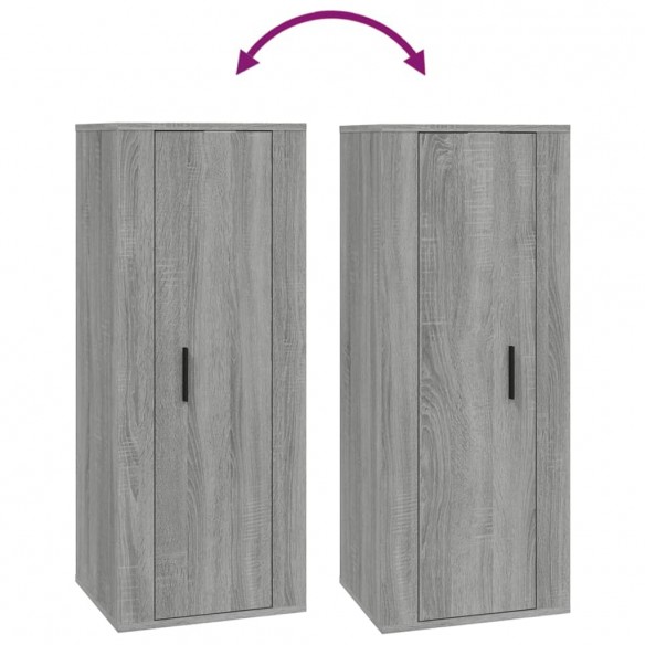 Ensemble de meubles TV 5 pcs Sonoma gris Bois d'ingénierie