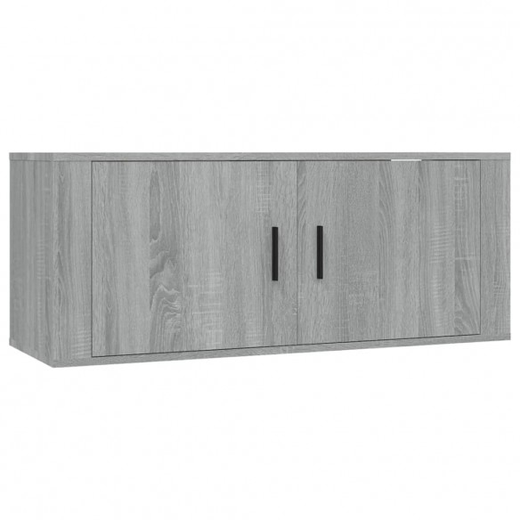 Ensemble de meubles TV 4 pcs Sonoma gris Bois d'ingénierie