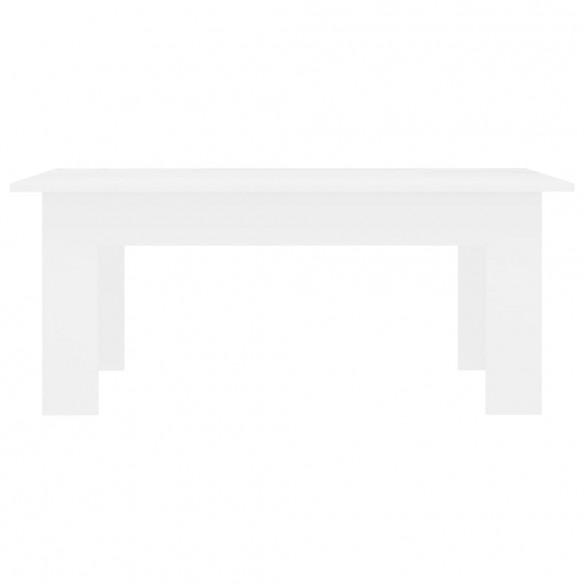 Table basse Blanc 100x60x42 cm Bois d'ingénierie