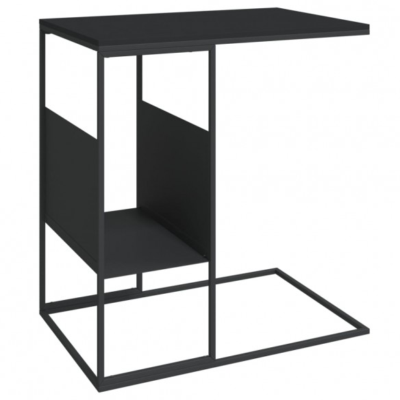 Table d'appoint Noir 55x36x59,5 cm Bois d'ingénierie