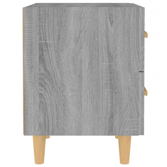 Table de chevet Sonoma gris 40x35x47,5 cm