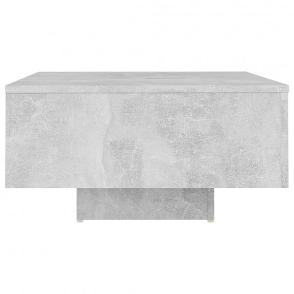 Table basse Gris béton 60x60x31,5 cm Aggloméré