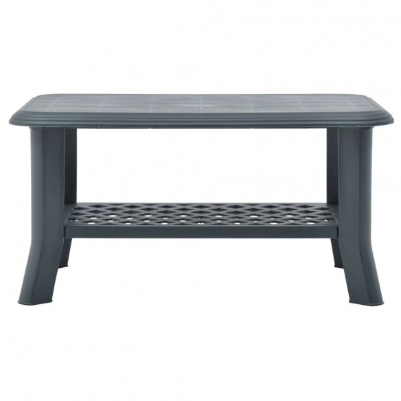 Table basse Vert 90 x 60 x 46 cm Plastique