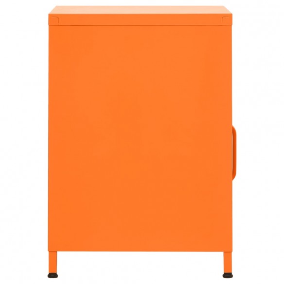 Table de chevet Orange 35x35x51 cm Acier