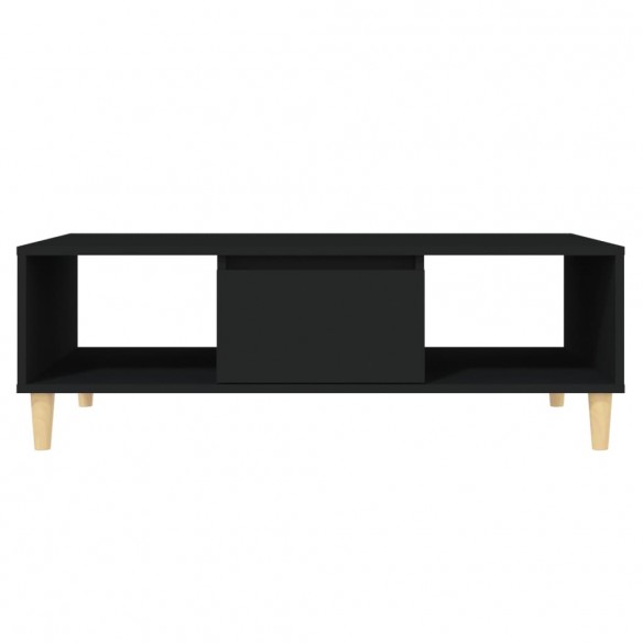 Table basse Noir 103,5x60x35 cm Aggloméré