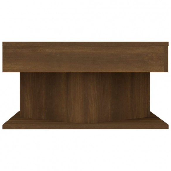 Table basse Chêne marron 57x57x30 cm Bois d'ingénierie