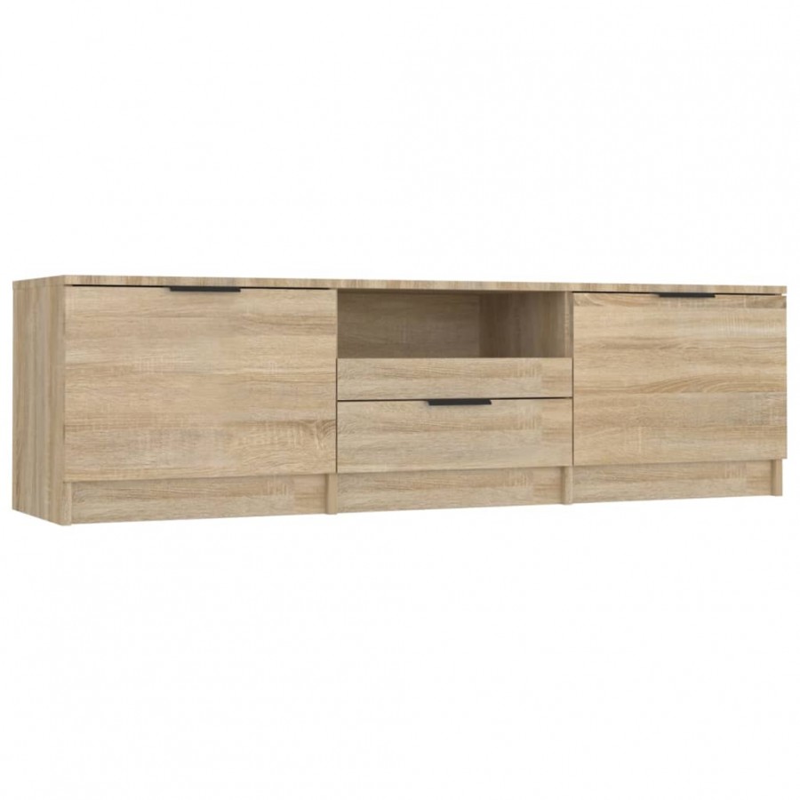 Meuble TV Chêne sonoma 140x35x40 cm  Meuble TV Chêne sonoma 140x35x40 cm