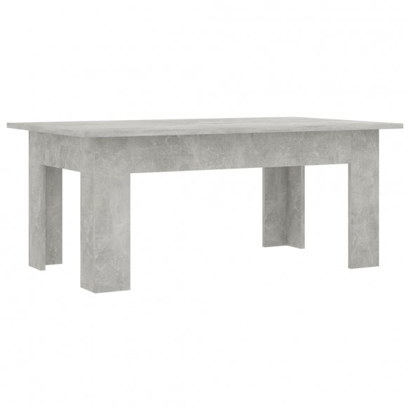 Table basse Gris béton 100 x 60 x 42 cm Aggloméré