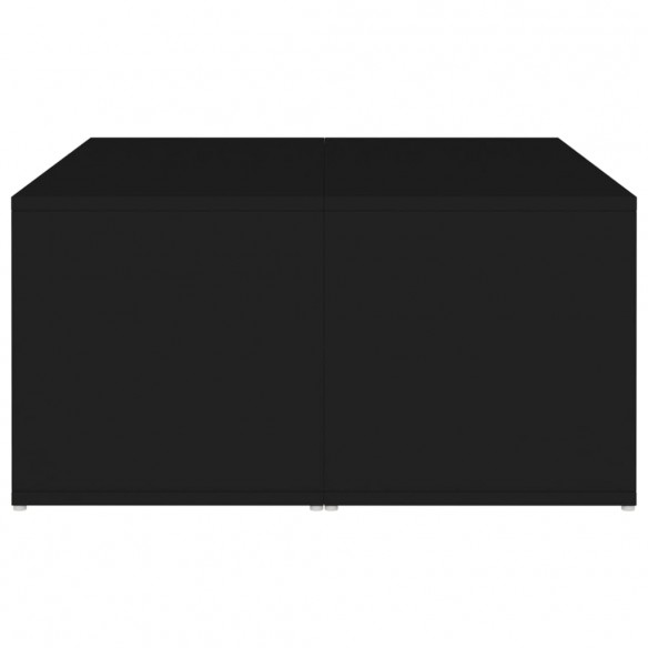 Tables basses 4 pcs Noir 33x33x33 cm Aggloméré