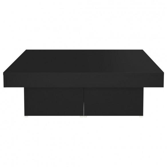 Table basse Noir 90x90x28 cm Aggloméré