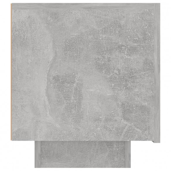 Table de chevet Gris béton 100x35x40 cm Aggloméré