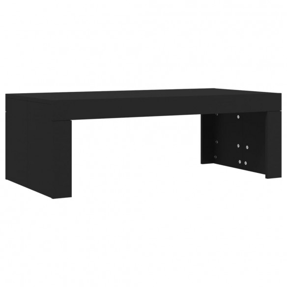 Table basse noir 102x50x36 cm bois d'ingénierie