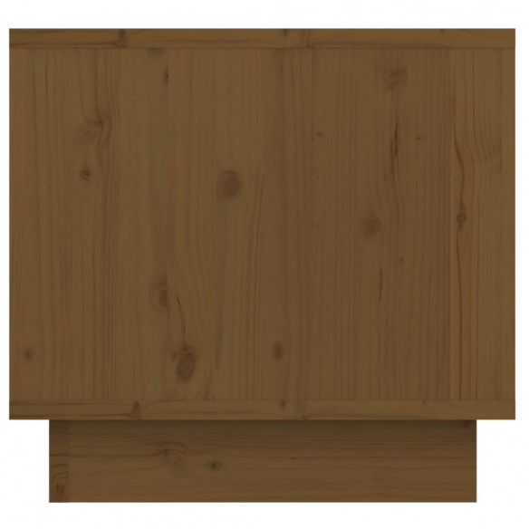 Tables de chevet 2pcs Marron miel 35x34x32cm Bois de pin solide