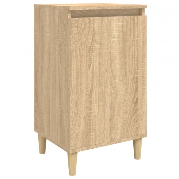 Table de chevet chêne sonoma 40x35x70 cm bois d'ingénierie