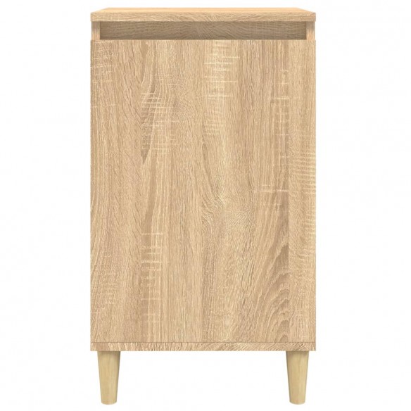 Table de chevet chêne sonoma 40x35x70 cm bois d'ingénierie