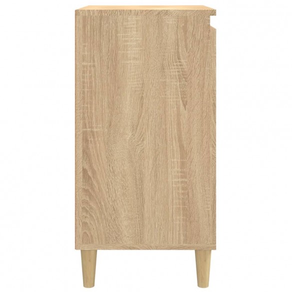 Table de chevet chêne sonoma 40x35x70 cm bois d'ingénierie