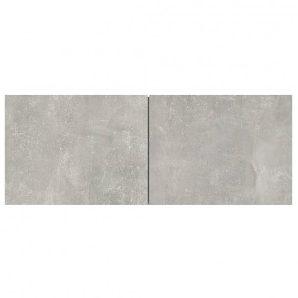 Ensemble de meubles TV 4 pcs Gris béton Bois d'ingénierie